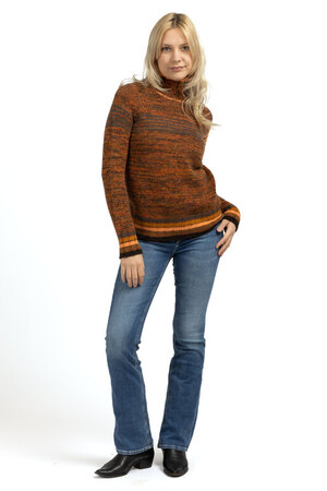 Kaschmir Turtleneck Multi, burned orange, M Kaschmir Turtleneck Multi, burned orange, M