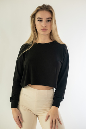 Langarm Shirt Modell Balance, black, L Langarm Shirt Modell Balance, black, L