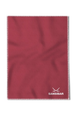 Jacquard Decke mit Kurbelnaht, rot, 150x200cm Jacquard Decke mit Kurbelnaht, rot, 150x200cm