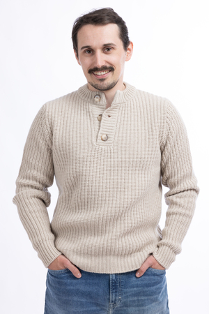 Kaschmir Pullover Modell Gunnar, navy, XXL Kaschmir Pullover Modell Gunnar, navy, XXL