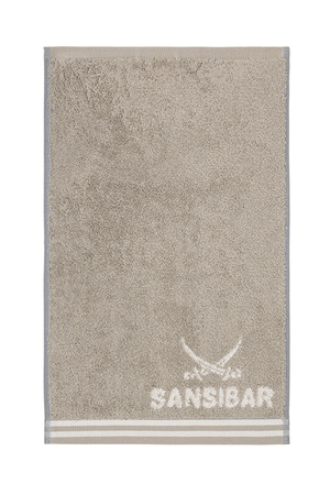 Sansibar Gästetuch Doubleface 30x50cm, taupe/sand Sansibar Gästetuch Doubleface 30x50cm, taupe/sand