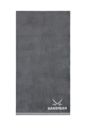 Sansibar Duschtuch Doubleface 80x150cm, anthra/silber Sansibar Duschtuch Doubleface 80x150cm, anthra/silber