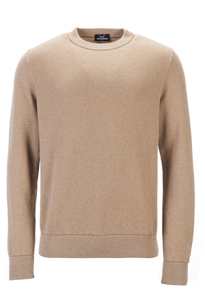 Kaschmir Pullover Modell Aurelio, sand, 3XL Kaschmir Pullover Modell Aurelio, sand, 3XL