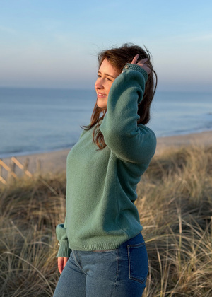 Kaschmir Puffärmelpulli Kaschmir Puffärmelpulli