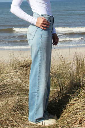 Jeans Modell Wide Leg, light blue, 25/30 Jeans Modell Wide Leg, light blue, 25/30