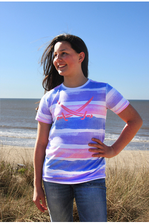 T-Shirt Modell Striped, pink multi, 152/158 T-Shirt Modell Striped, pink multi, 152/158