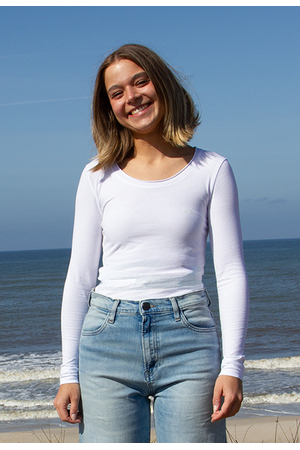 Longsleeve Stretch, white, 3XL Longsleeve Stretch, white, 3XL