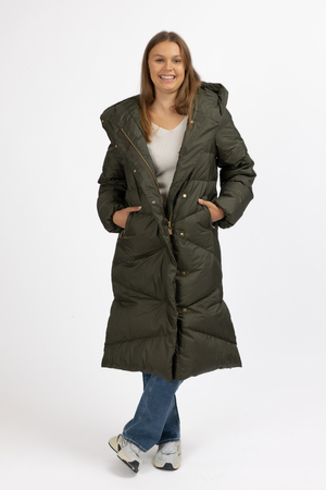 Daunen Mantel, olive, 3XL Daunen Mantel, olive, 3XL