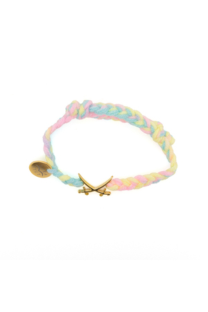 Flechtarmband Gold Sansibar Säbel Lara Flechtarmband Gold Sansibar Säbel Lara