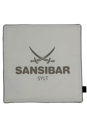 Sansibar Kissenhülle 45x45cm, offwhite/simply taupe Sansibar Kissenhülle 45x45cm, offwhite/simply taupe
