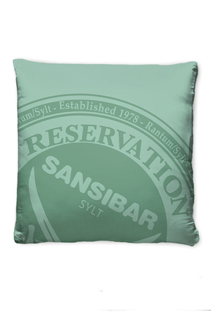 Sansibar Kissenhülle Reservation Skull, light green, 45x45cm Sansibar Kissenhülle Reservation Skull, light green, 45x45cm