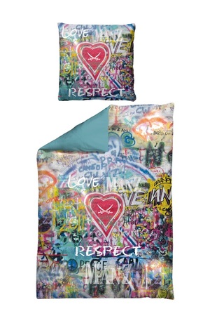 Bettwäsche Respect, multicolored, 155x220cm Bettwäsche Respect, multicolored, 155x220cm