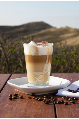 Sansibar Latte macchiato-Set Darboven Sansibar Latte macchiato-Set Darboven