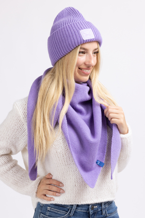 Kaschmir Dreieckstuch Koll, lilac, one size Kaschmir Dreieckstuch Koll, lilac, one size