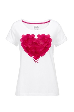T-Shirt Modell Heart, white, XXL T-Shirt Modell Heart, white, XXL