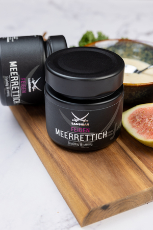 Sansibar Feigen Sahne Meerrettich - fruchtig & cremig Sansibar Feigen Sahne Meerrettich - fruchtig & cremig